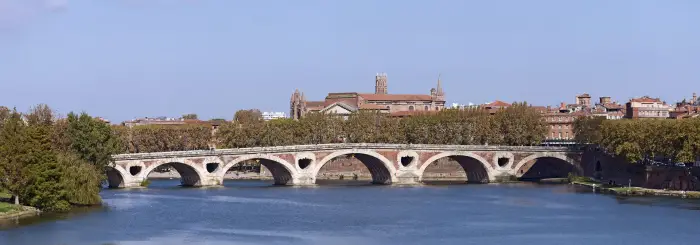Toulouse, les bords de la Garonne